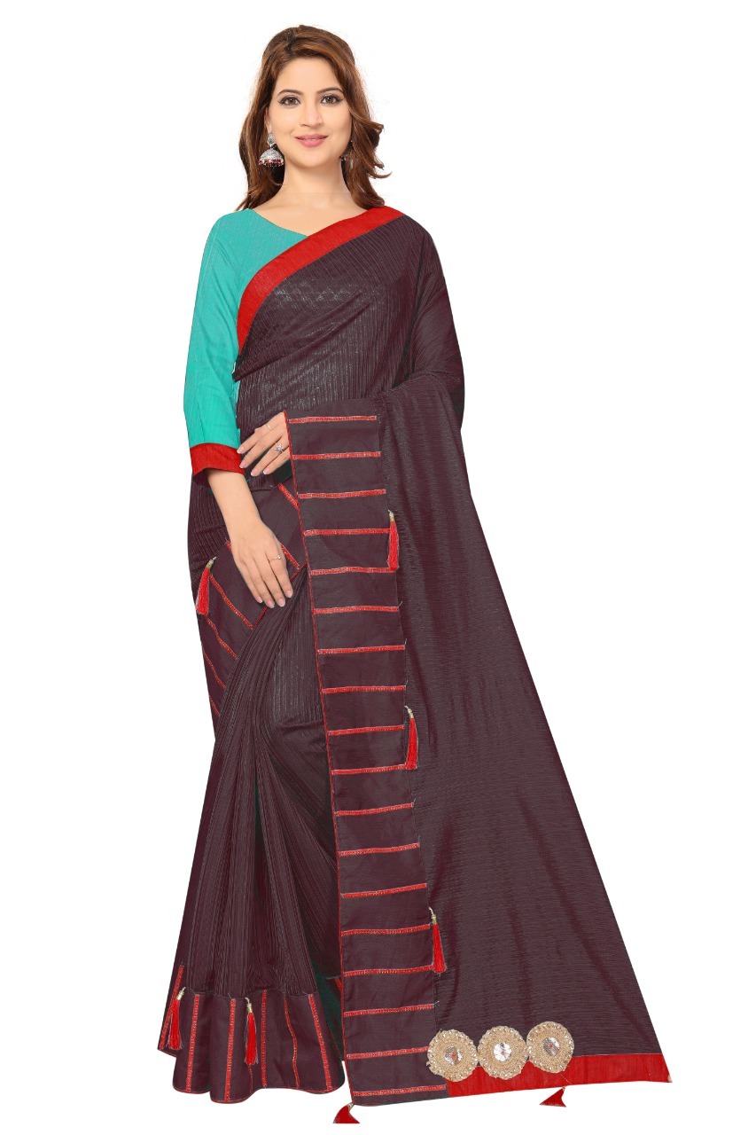 Soft Polyester Saree - 5.5 Mtr Length, Multicolor Printed Design | Seasonal Versatility For Rainy, Spring, Summer, Winter
