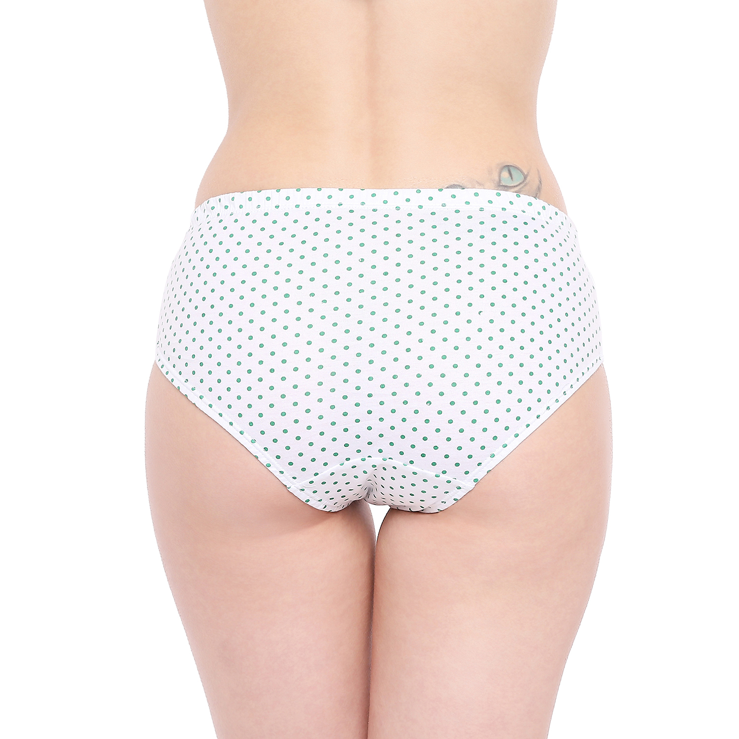 White Chic Love Lady Dot Comfort