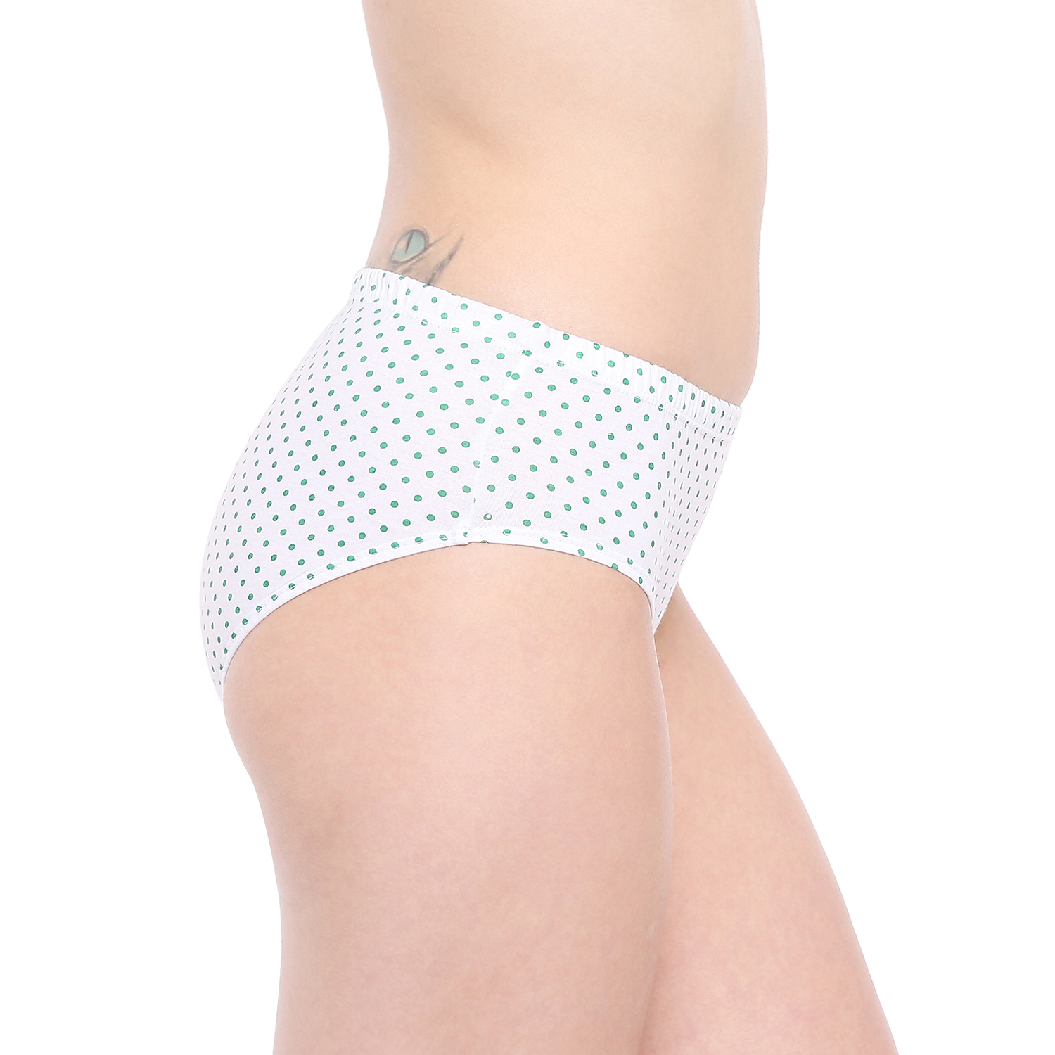 White Chic Love Lady Dot Comfort