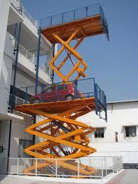 Highrise Scissor Car Lift - Capacity: 2-3 Ton