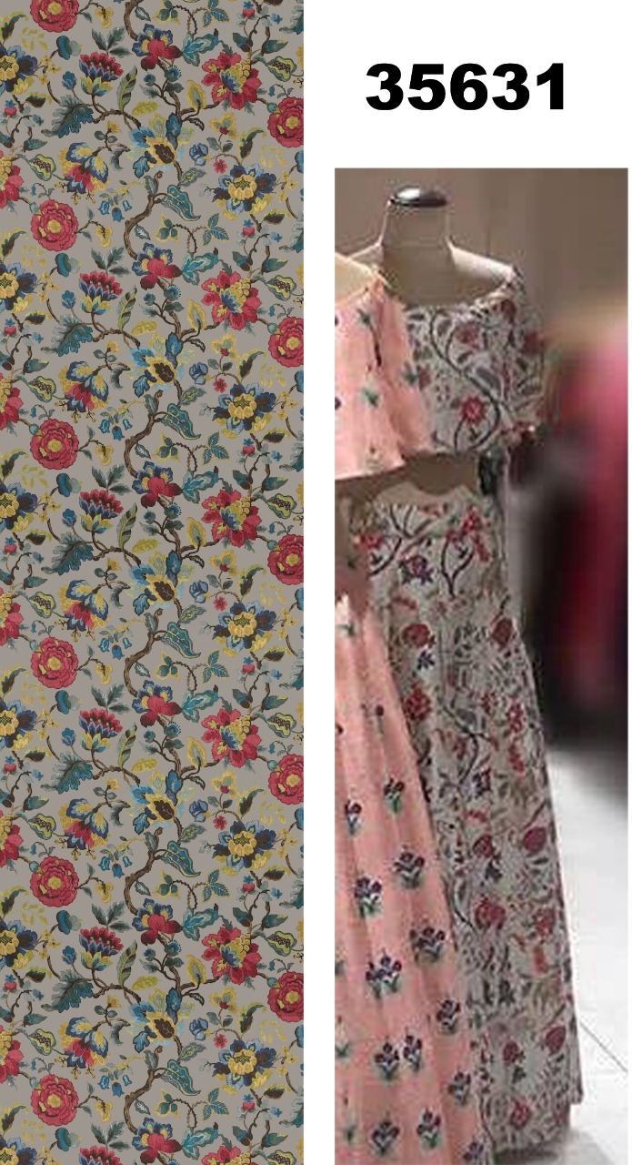 Khadi Silk Printed Fabric - 44 Inch Width, Bright Colors And Exquisite Patterns | Smooth, Stain Resistant, Washable, Suitable For All Seasons