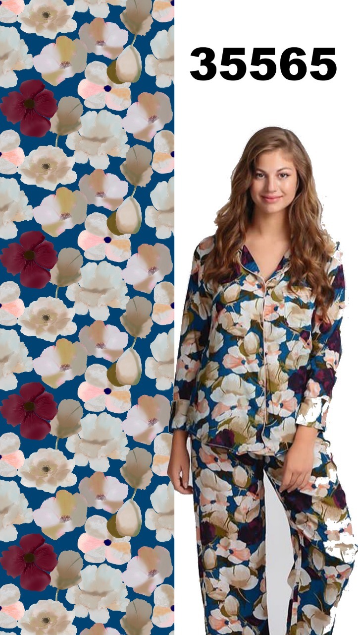 Khadi Silk Printed Fabric - 44 Inch Width, Bright Colors And Exquisite Patterns | Smooth, Stain Resistant, Washable, Suitable For All Seasons