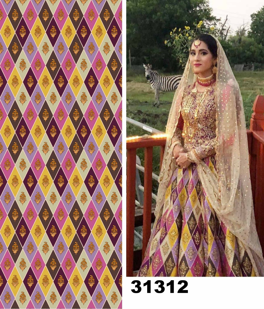 Georgette Printed Fabric - 44 Inch Width, Bright Colors, Quick Drying, Sun-resistant, Washable, Cool Texture | Flawless Flowing Design, Magnificent Patterns, Stylish Enhancement Of Beauty