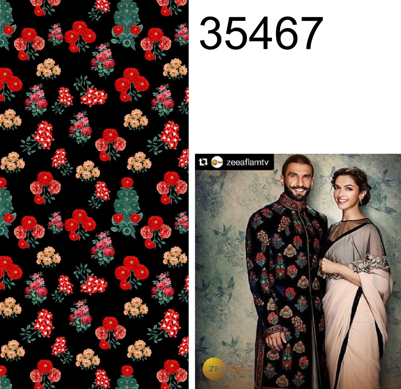 Crepe Printed Fabric