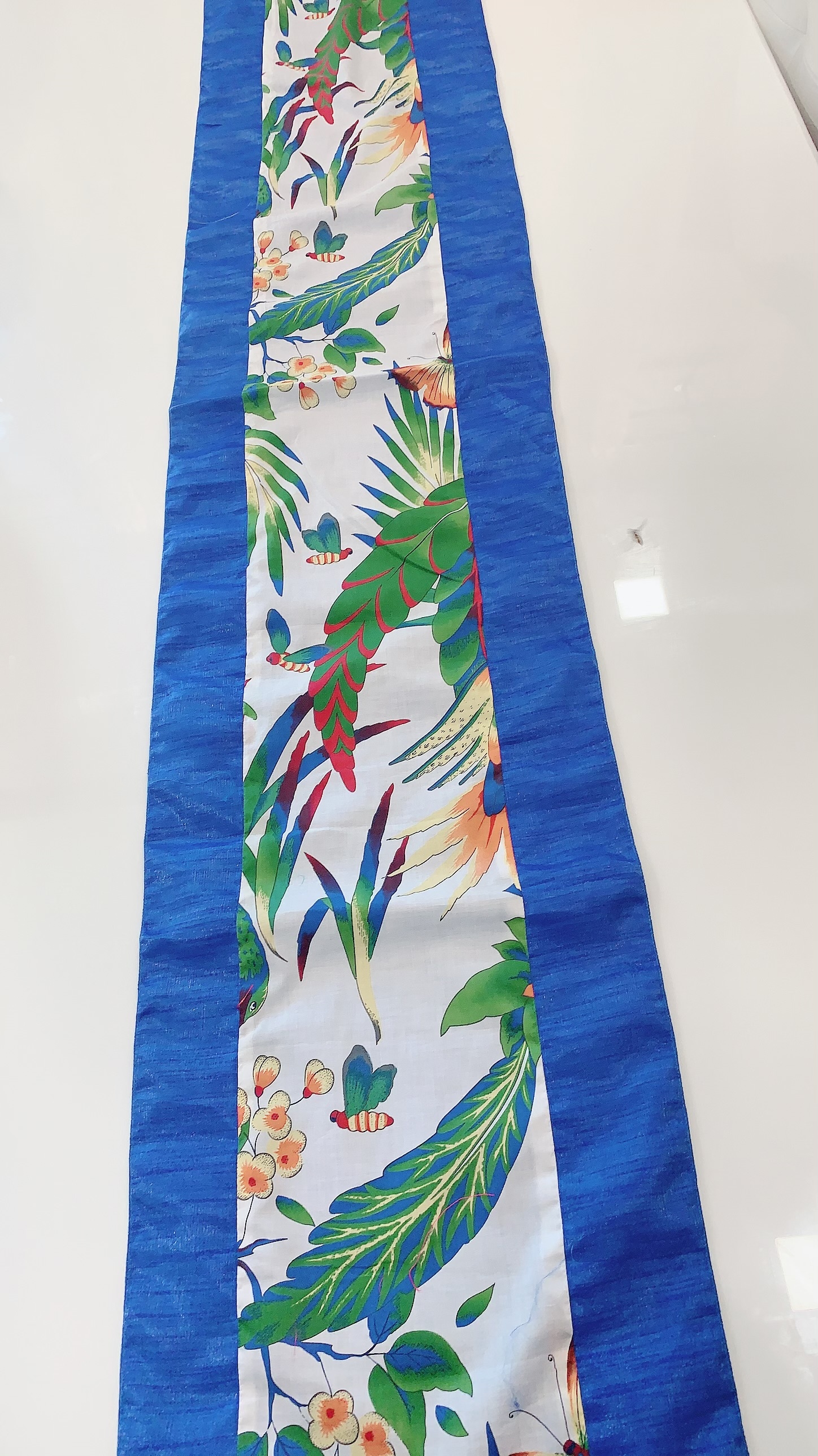 Cotton Table Runner - 25x21, 30x23, 35x25 Inch | Multicolor Printed Design, Elegant Jacquard Style For Banquets, Home, Outdoor, And Weddings