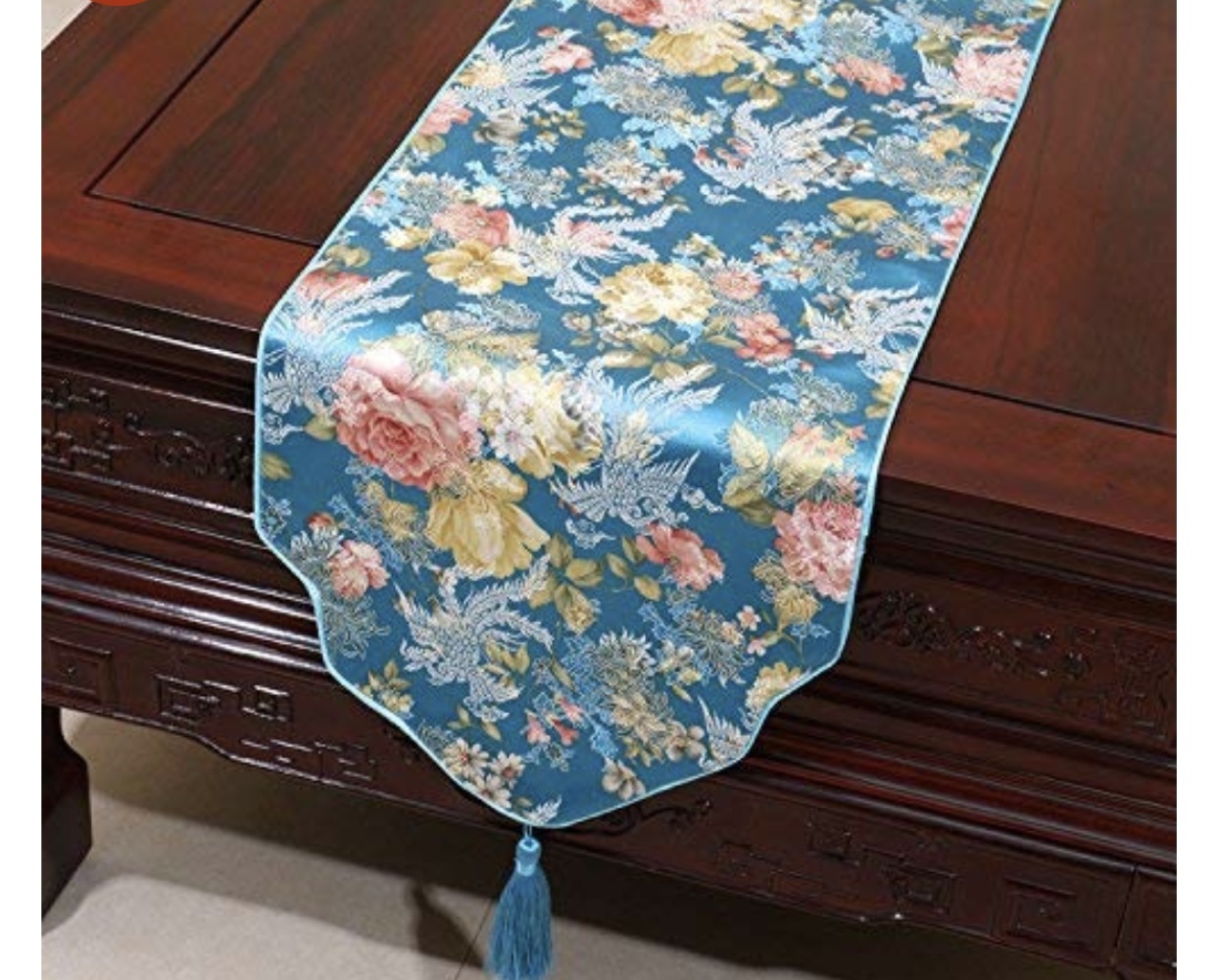 Yellow Silk Table Runner