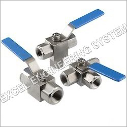 Stainless Steel Ball Valves - 1/8" to 2" High Pressure | Silver Finish for Industrial Pipe Fittings, Suitable for Oil Media