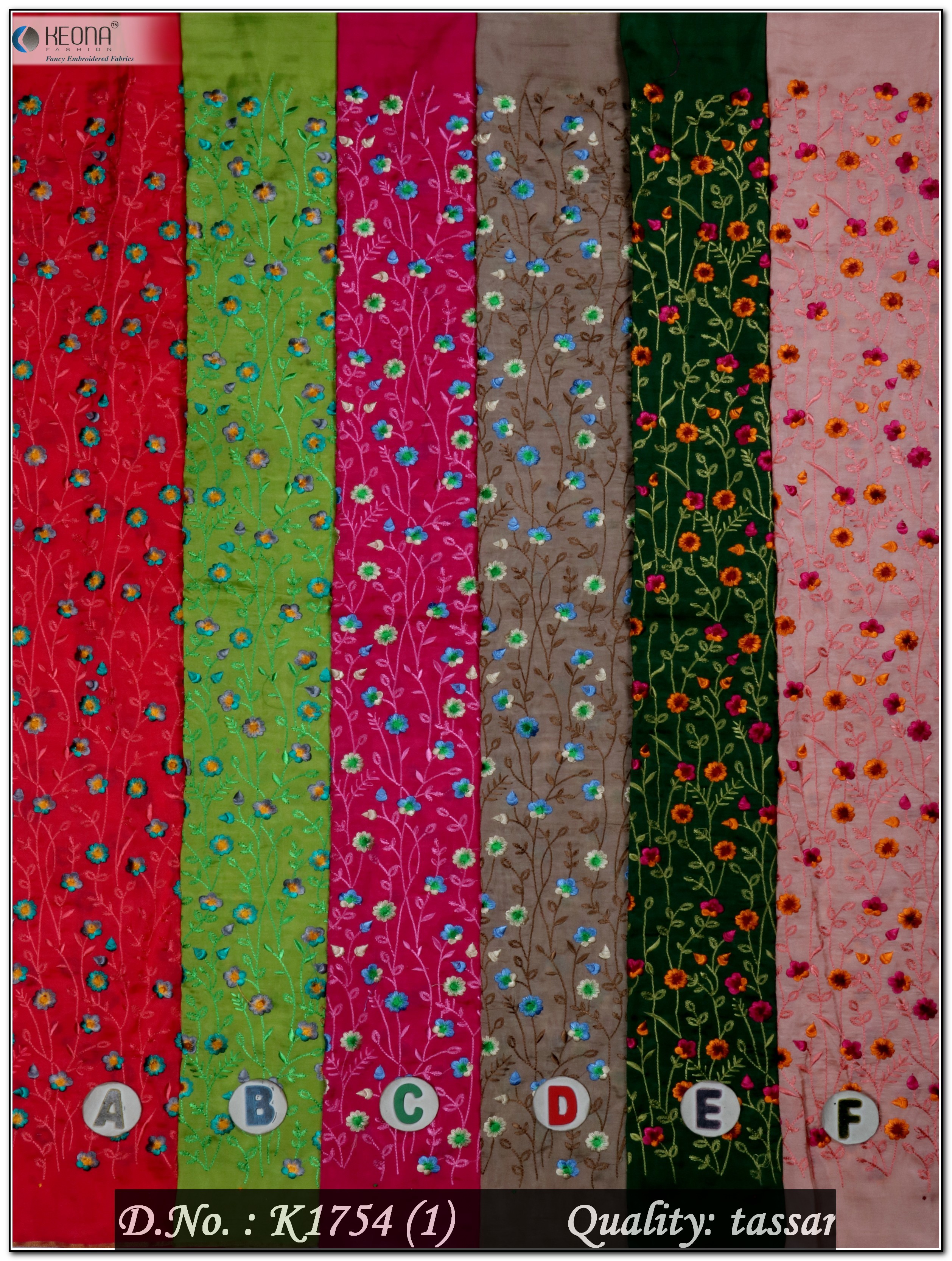 Multi Embroidery Fabric