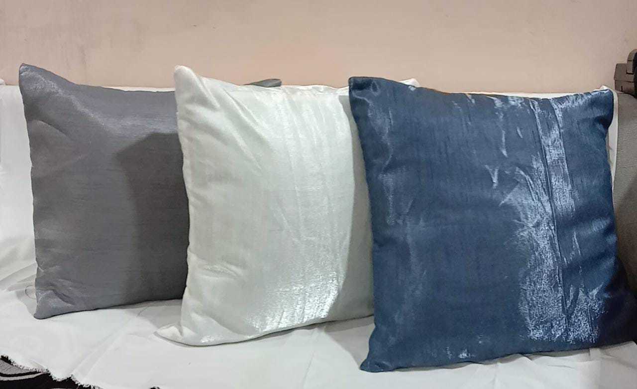 All Plain Silk Cushion Cover