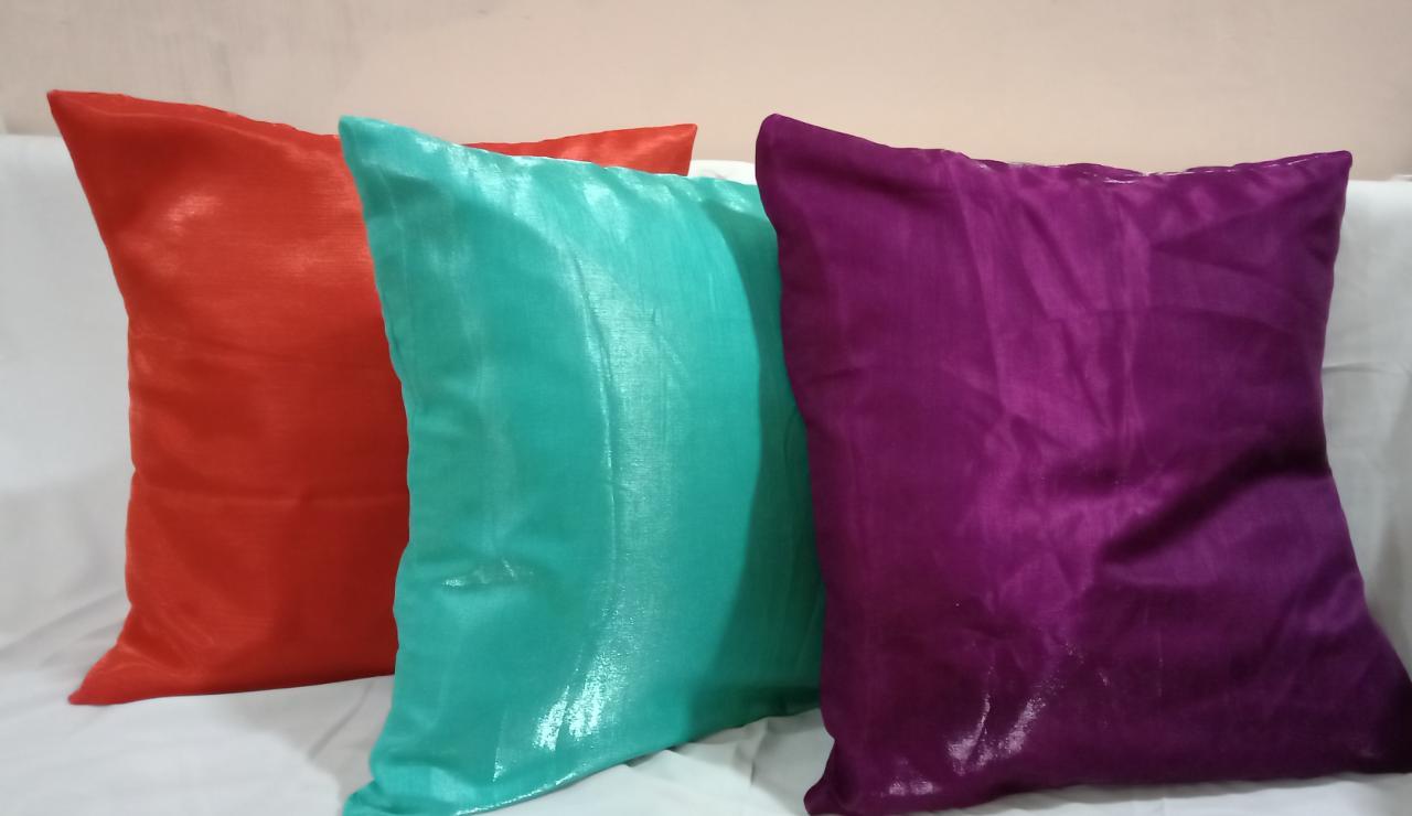 All Plain Silk Cushion Cover