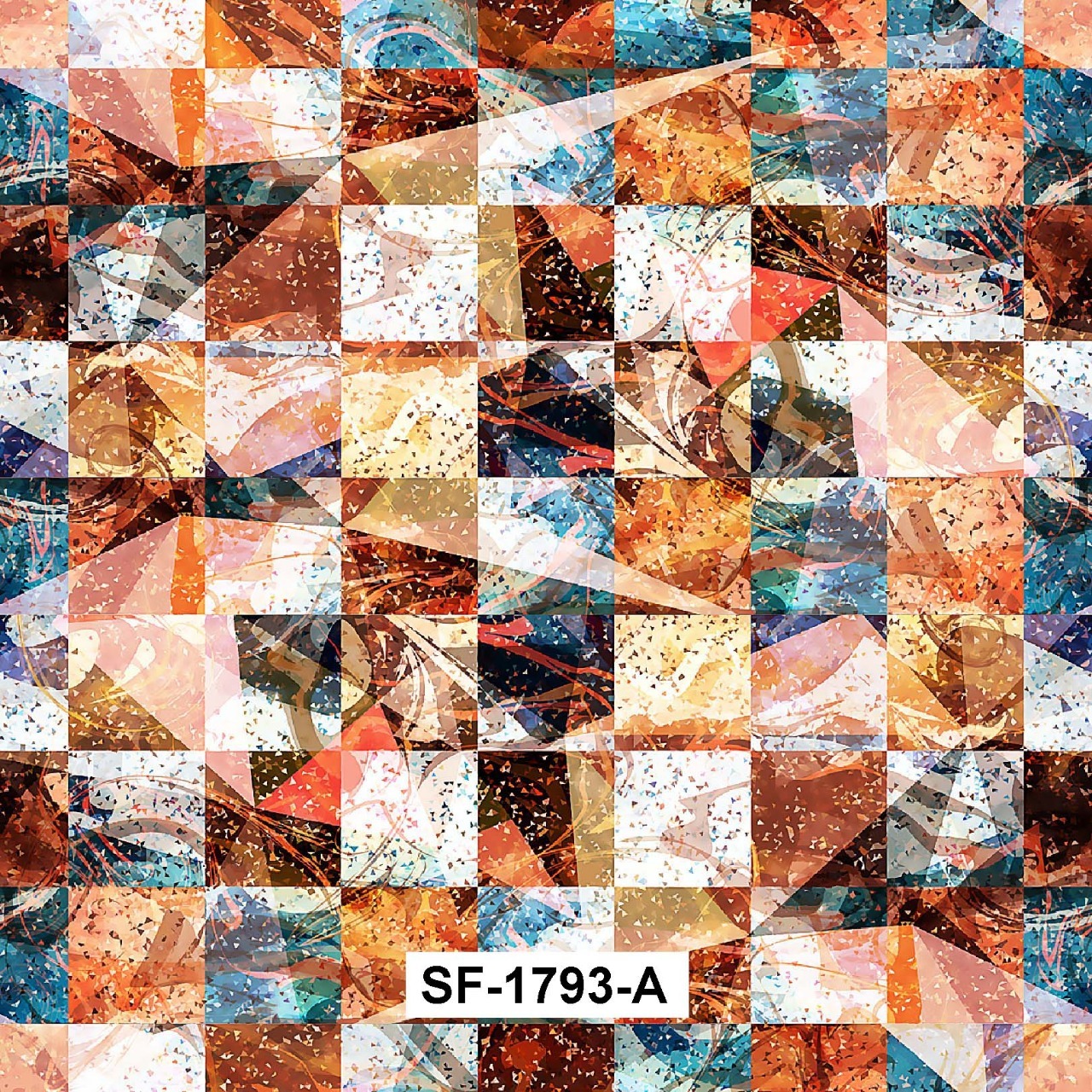 Abstract Printed Fabric