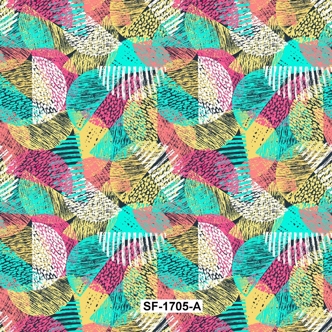 Abstract Printed Fabric