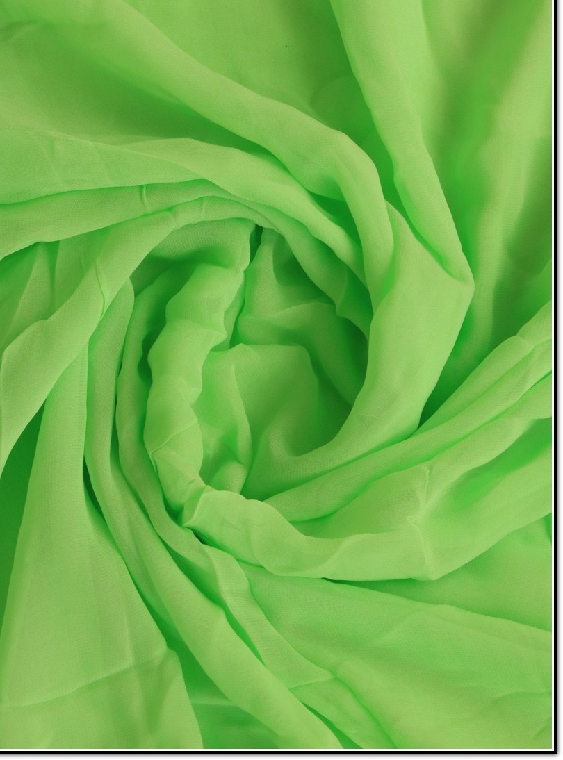 Viscose Georgette Fabric - 44 Inch Width, Bright Color, Smooth And Tear-resistant | Fast Colors, Shrink-resistant, Stain Resistant, Plain Texture