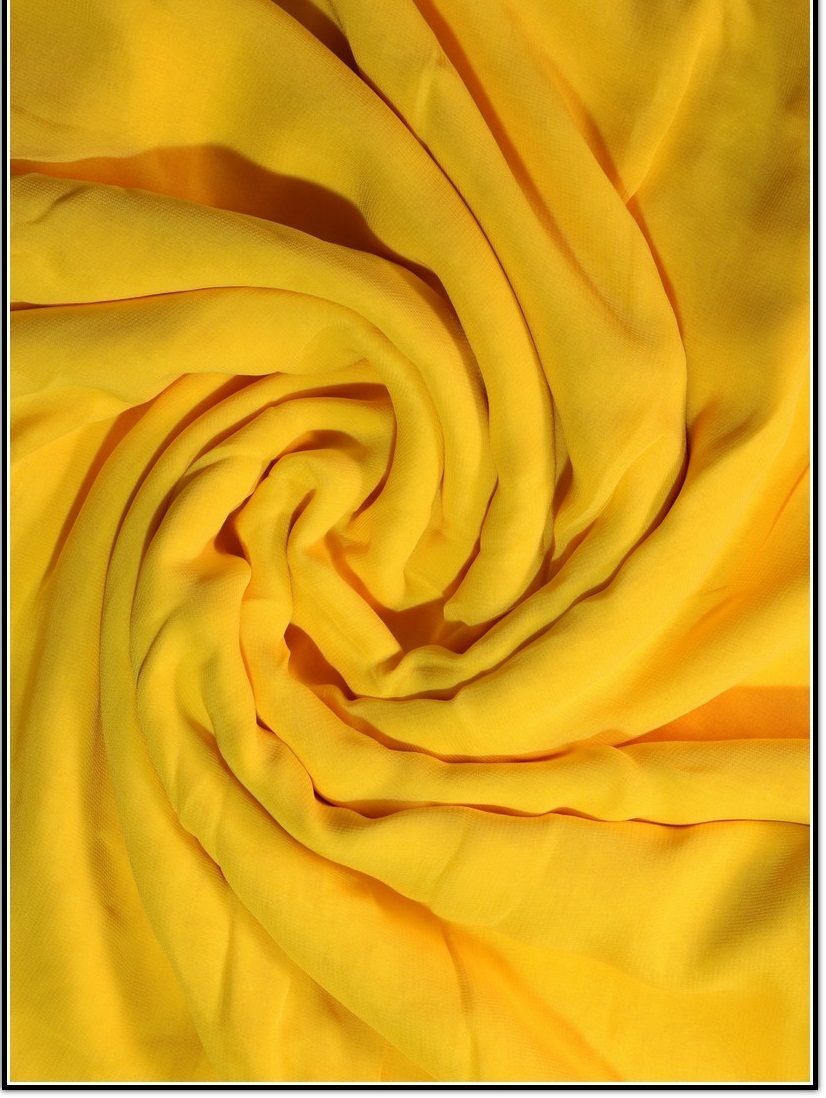 Viscose Georgette Fabric - 44 Inch Width, Bright Color, Smooth And Tear-resistant | Fast Colors, Shrink-resistant, Stain Resistant, Plain Texture
