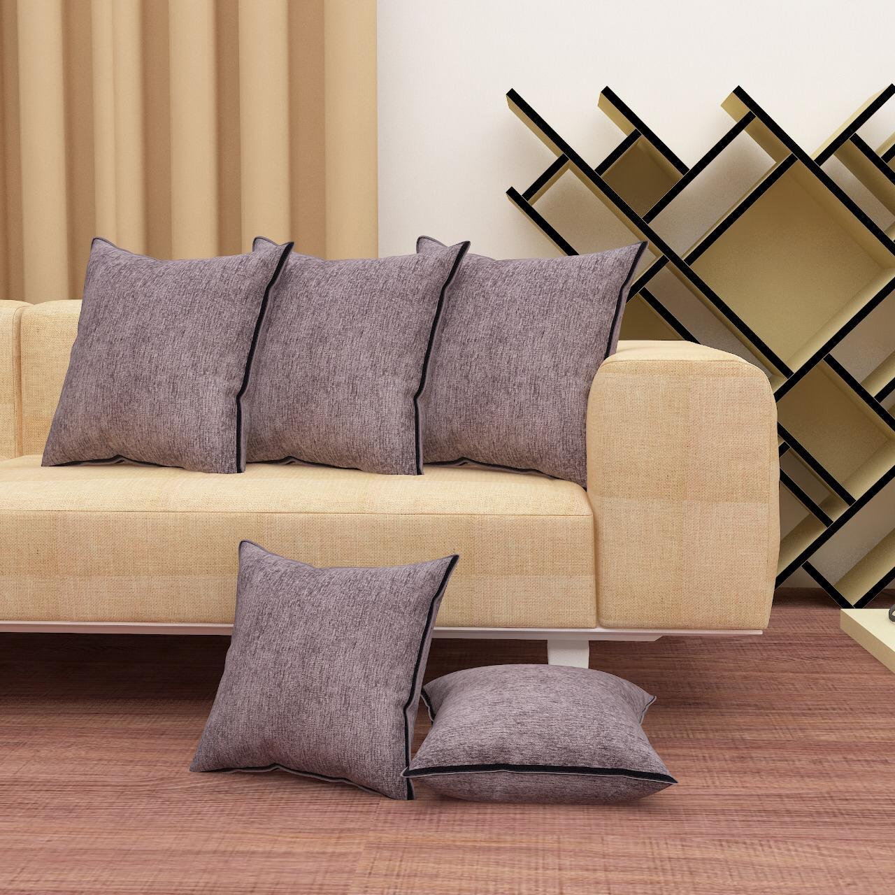 Blue Jute Cushion Covers