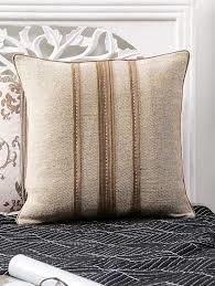 Blue Jute Cushion Covers