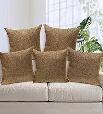 Blue Jute Cushion Covers