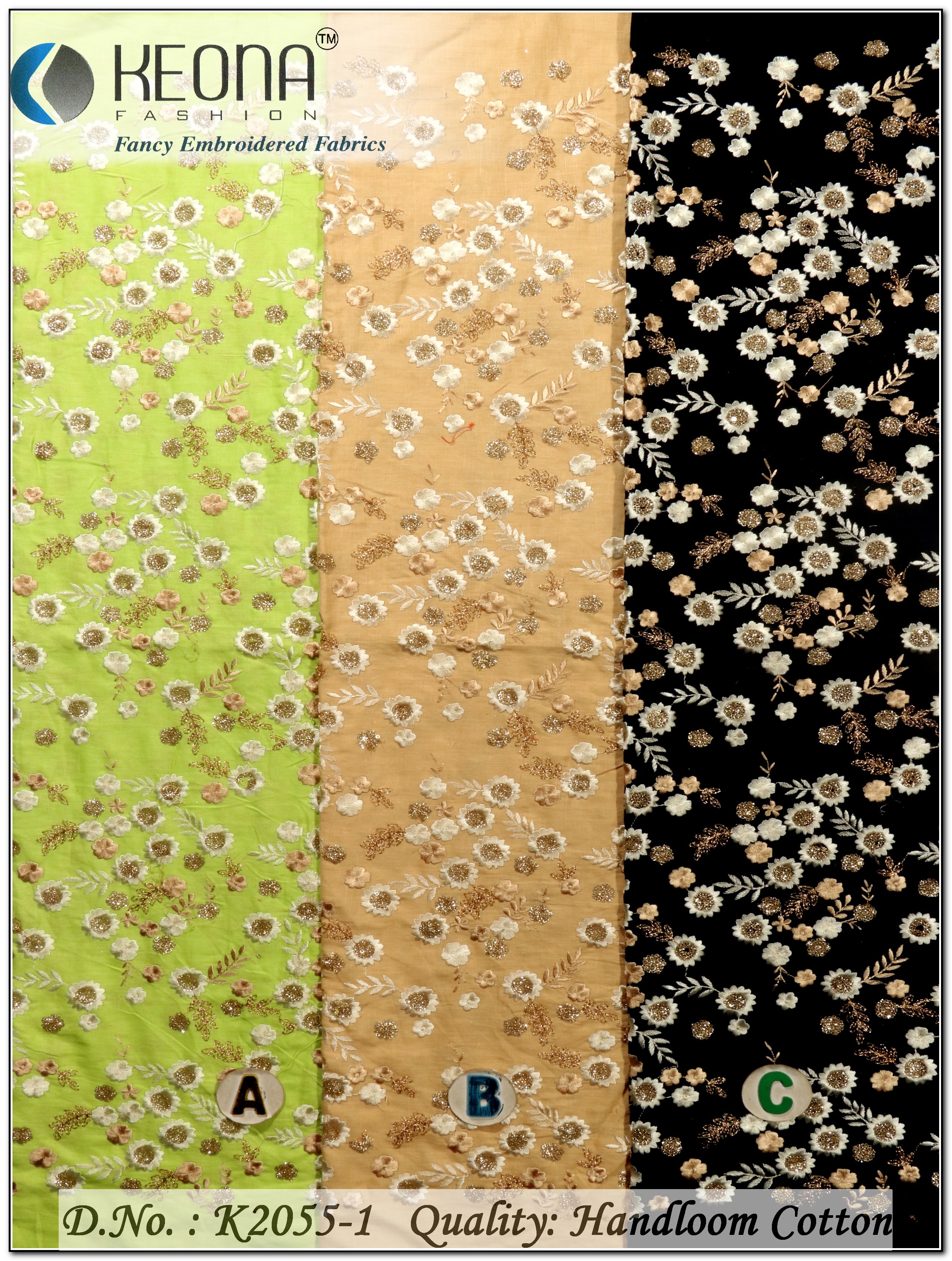 Cotton Embroidery Fabric