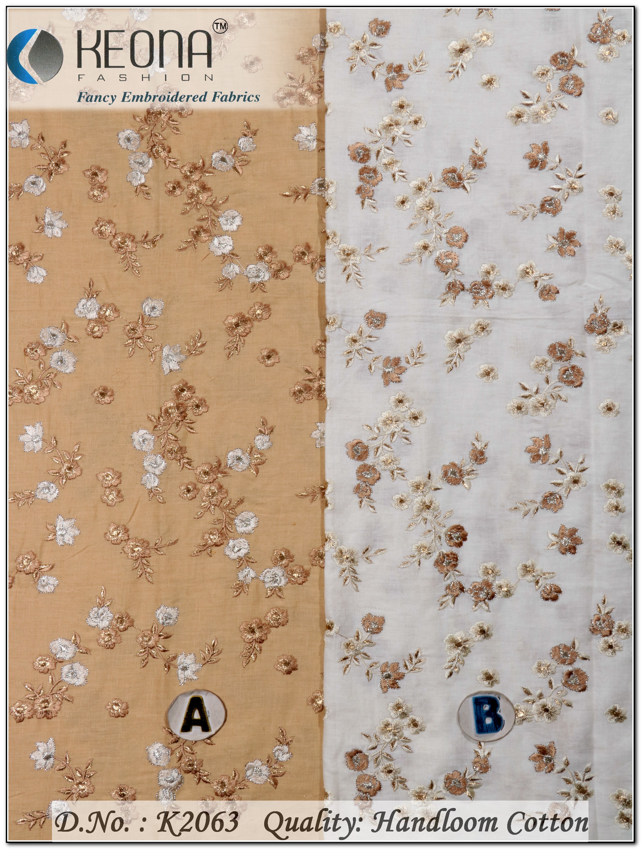 Cotton Embroidery Fabric