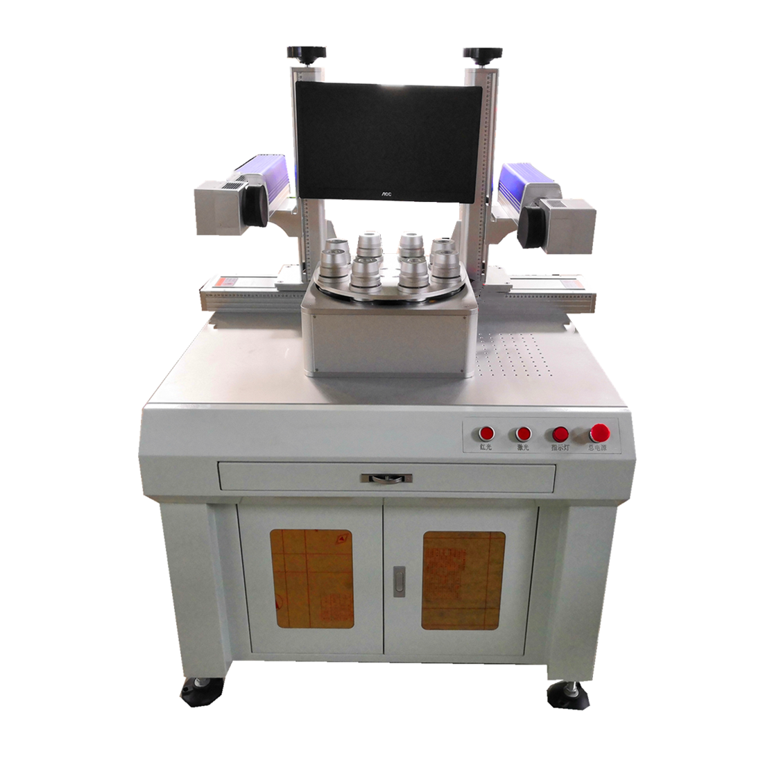 Automatic Laser Printing Machine With Dual Laser Head