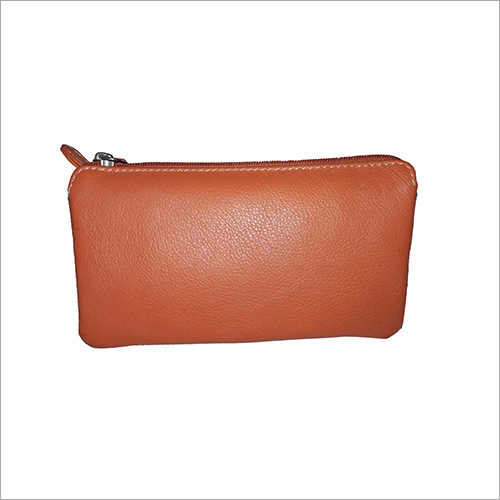 Orange Leather Wallet