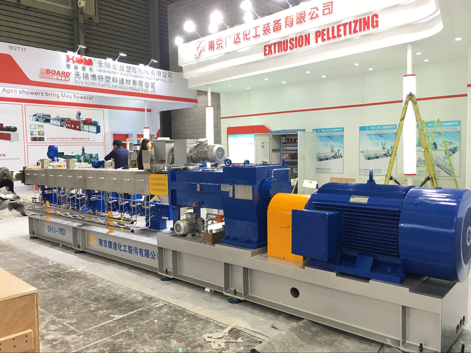 Rotating Extruder Capacity: 200-2000 Kg/hr