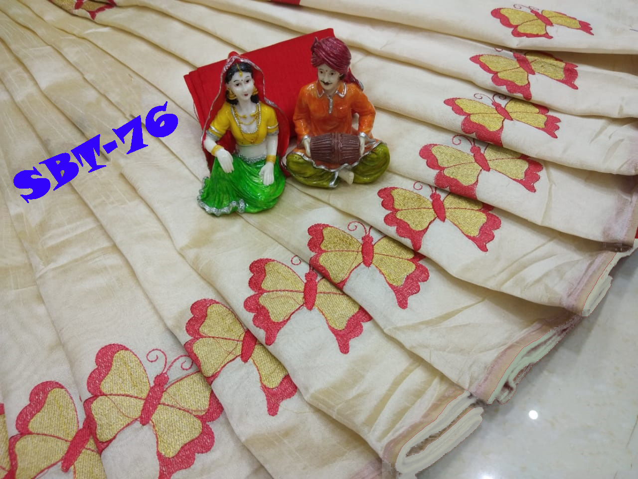 Womens Assam Silk Embroidery Work Saree - Silk Fabric 5.5 Mtr Length Multicolor Design | Perfect For All Seasons - Rainy Spring Summer Winter