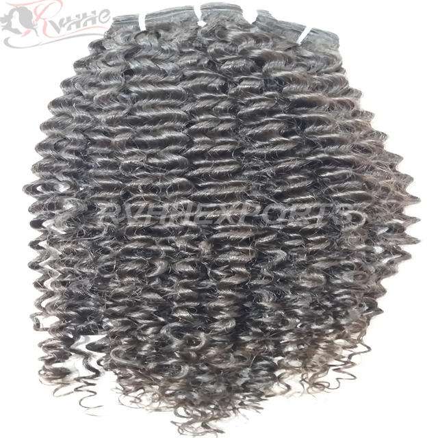 Natural Short Curly Human Hair Weave