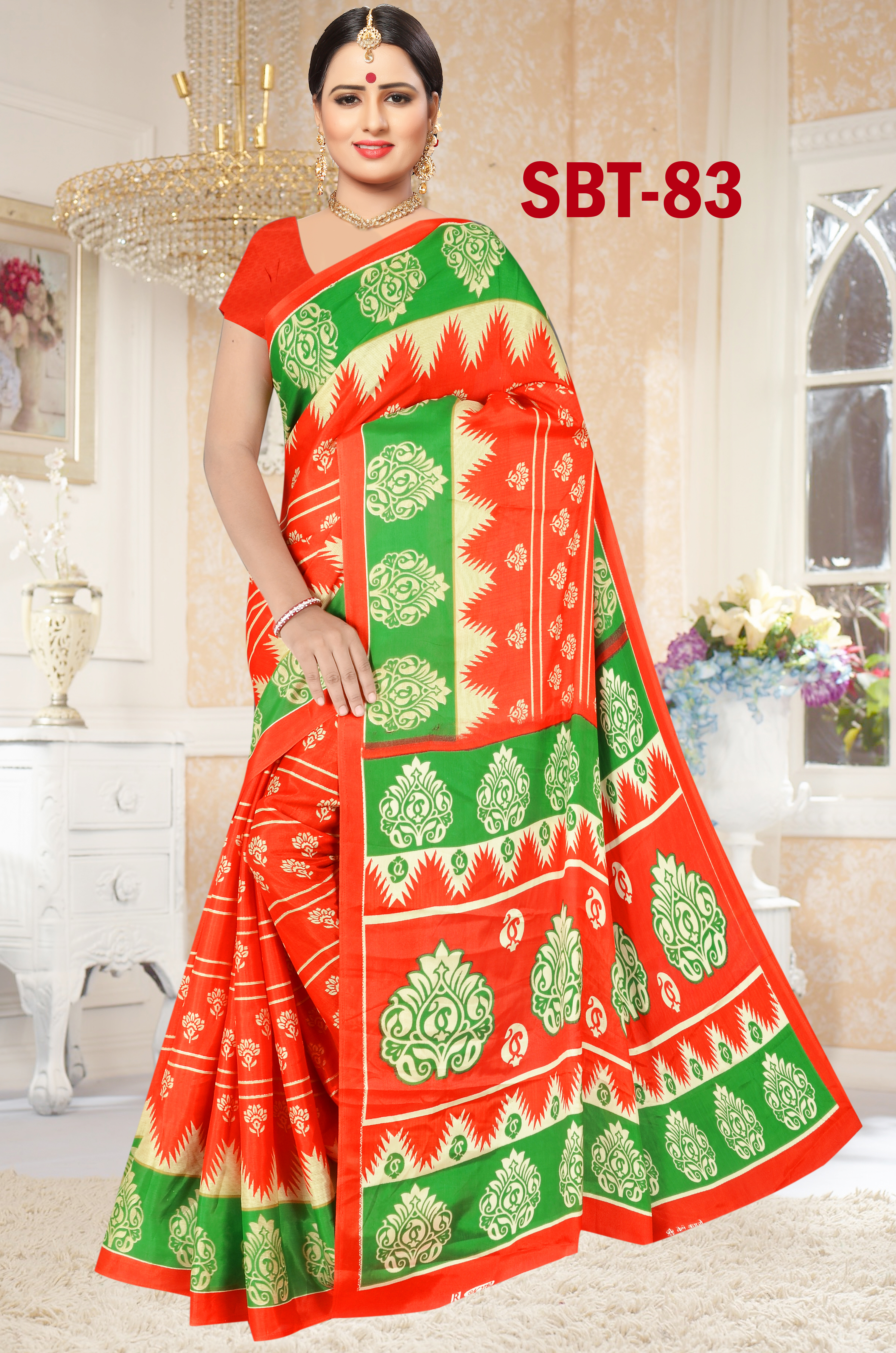 Fancy Soft Light Weight Silk Saree - Material: Silk, Length: 5.5 Mtr, Blouse Length: 0.8 Mtr | Features: Multicolor, Printed Pattern, Suitable For All Seasons