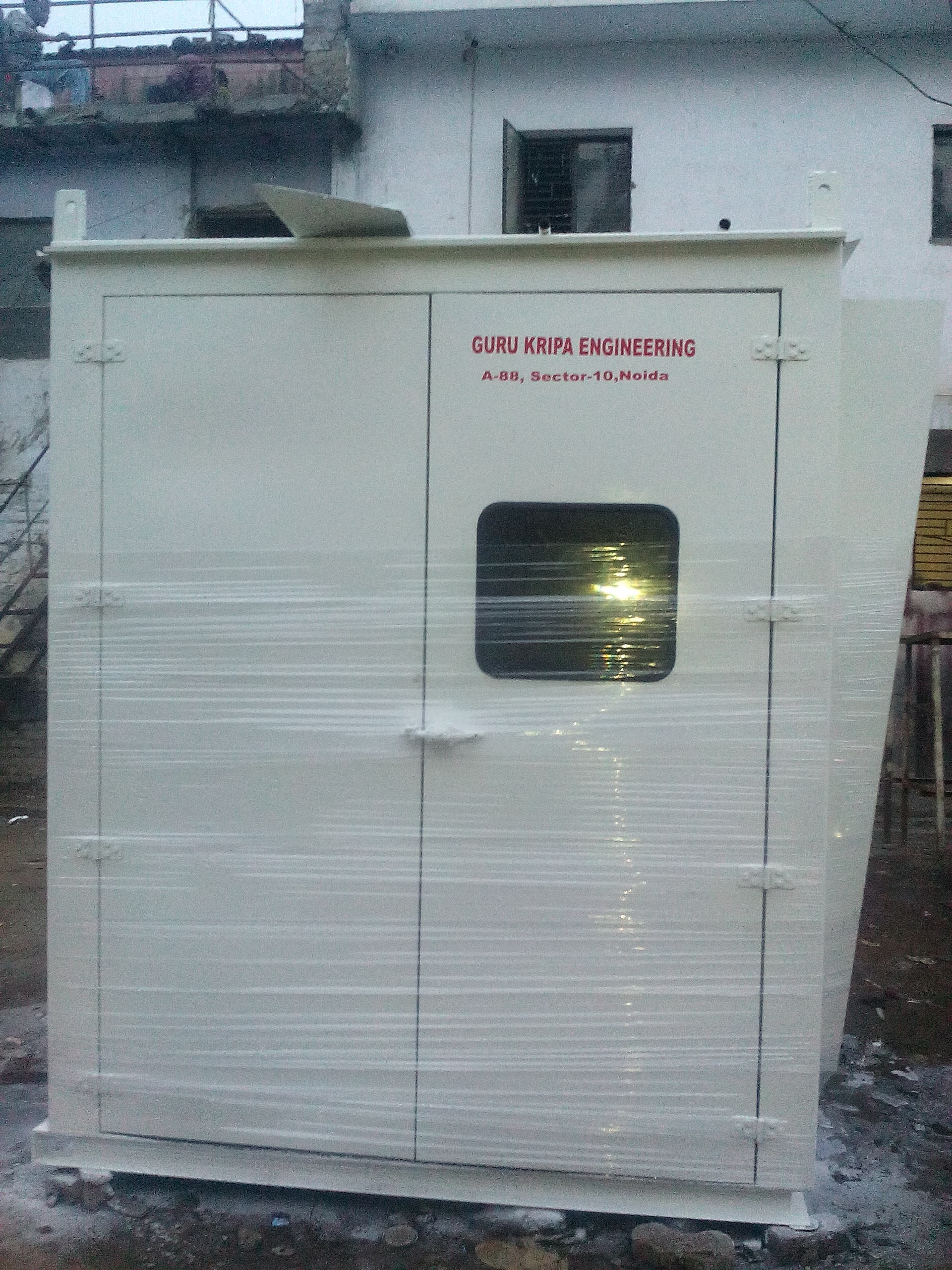 Compressor Canopy - Galvanized Iron, Any Dimension (L*w*h) Mm, Grey Coating | Fire Resistant, Long Service Life, Acoustic Door, Optimal Strength