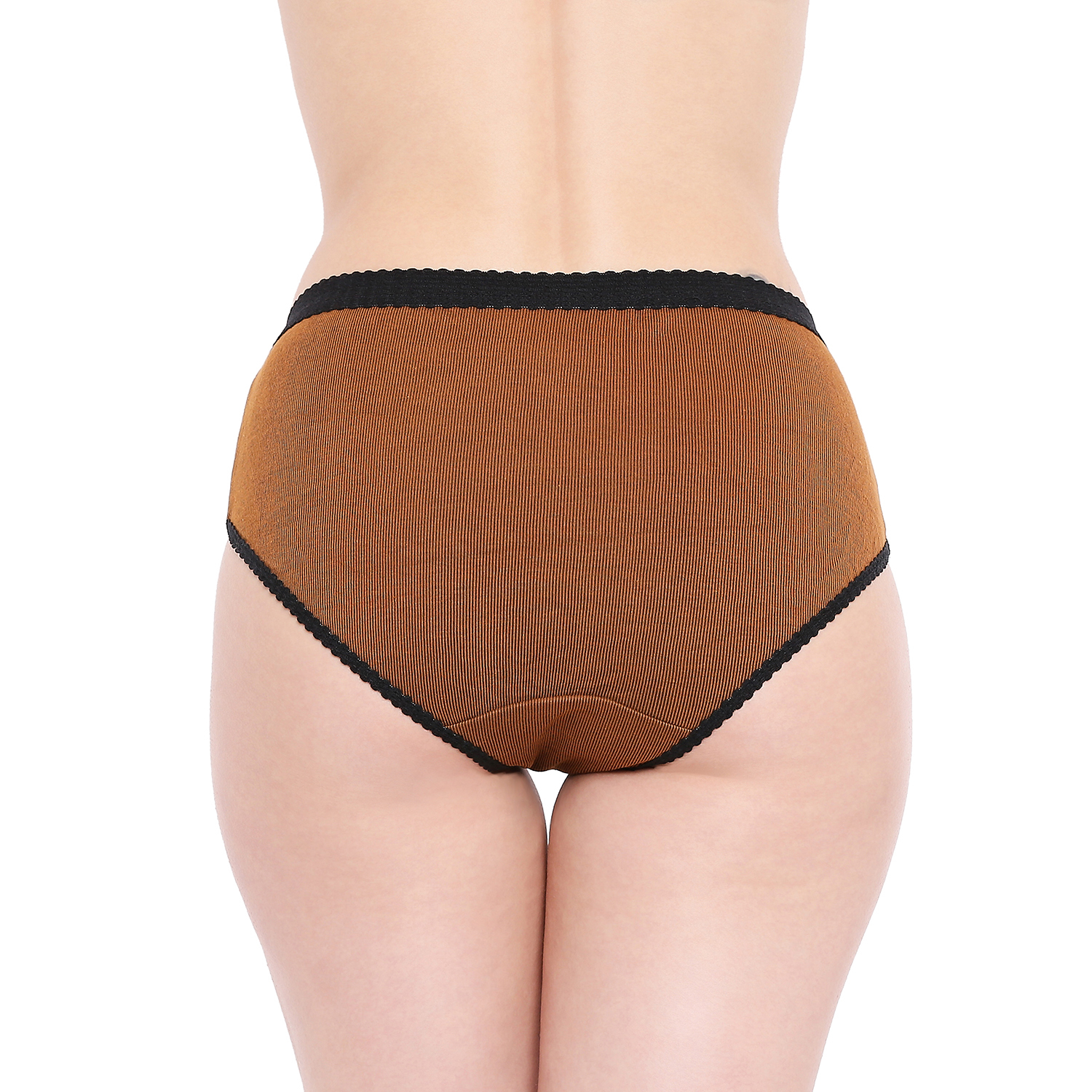 Ladies Hipster Panties - Cotton Fabric, Sizes S-xl | Available In Brown, Blue, And Red, Plain Pattern
