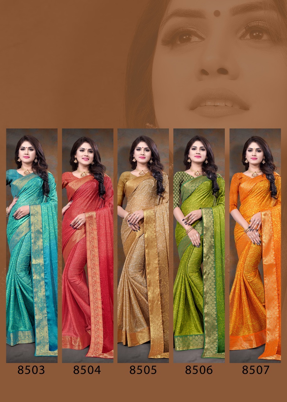 Available In 5 Colors Exclusive Saree