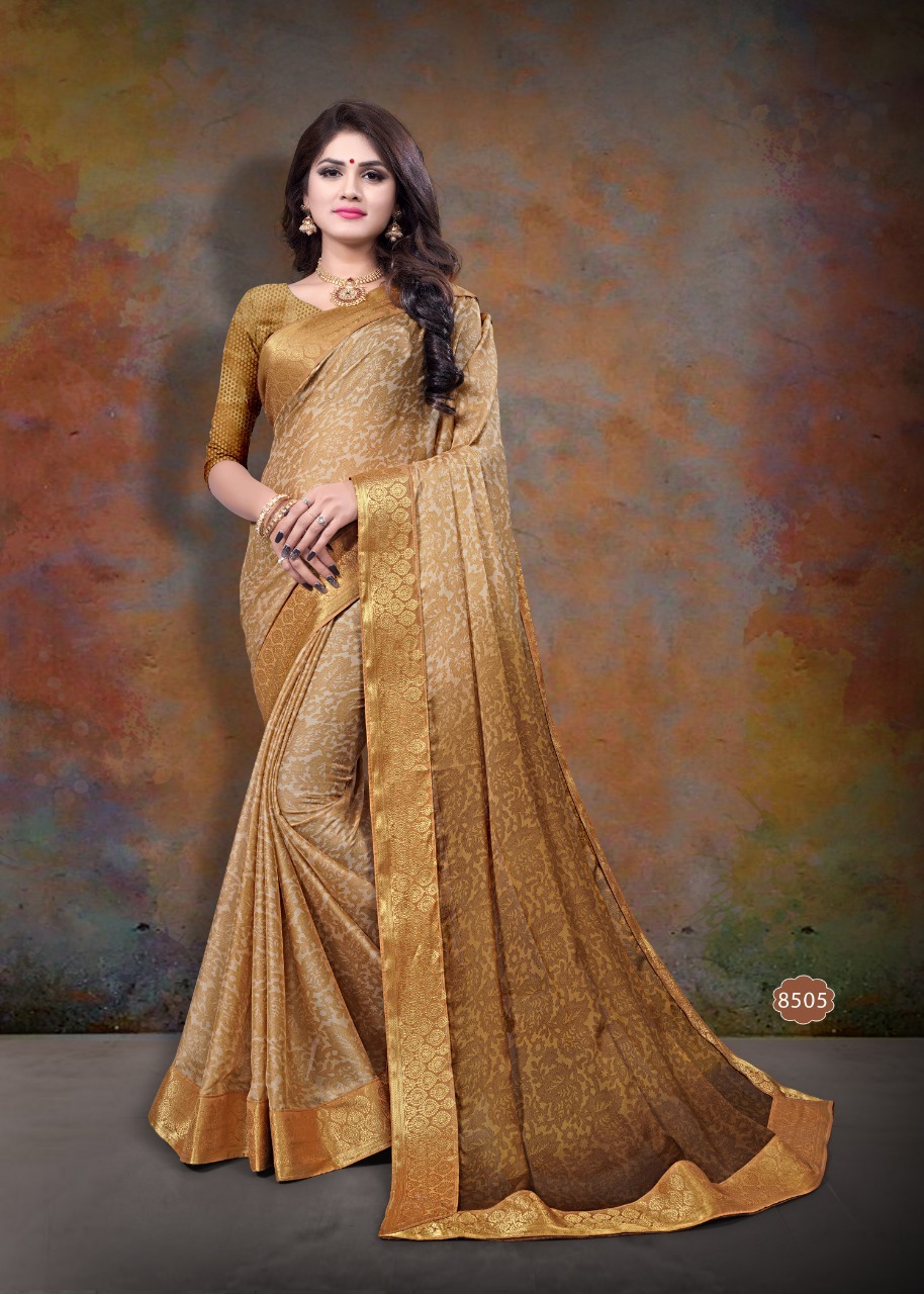 Available In 5 Colors Exclusive Saree