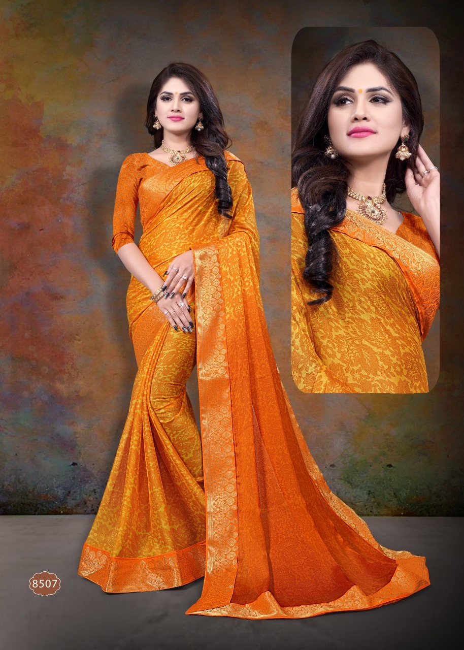 Available In 5 Colors Exclusive Saree