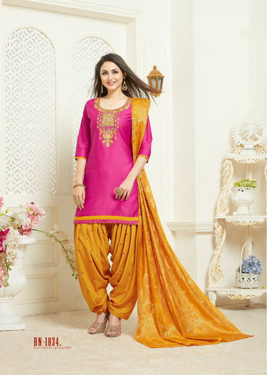 Designer Readymade Patiyala Dress