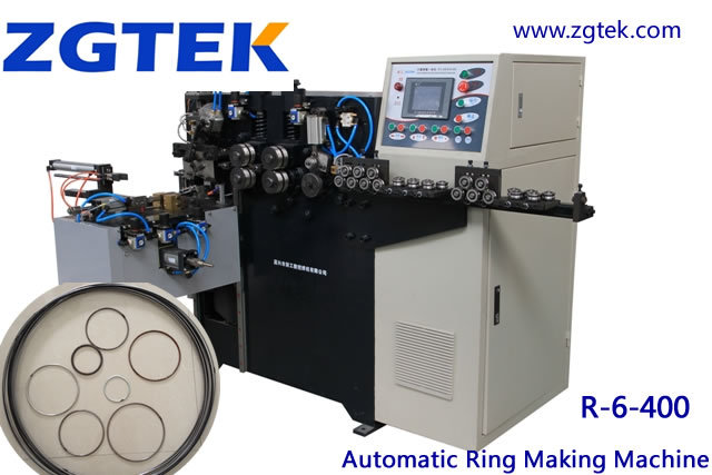 Automatic Ring Making And Welding Integrated Machine R-6-300 - Steel, 2x1.5x1.5 Meters Dimensions, 380v Power Supply | Features: 40kva Transformer Capacity, Instant 18kva Welding Power, Adjustable Wire Thickness 2.8-6mm