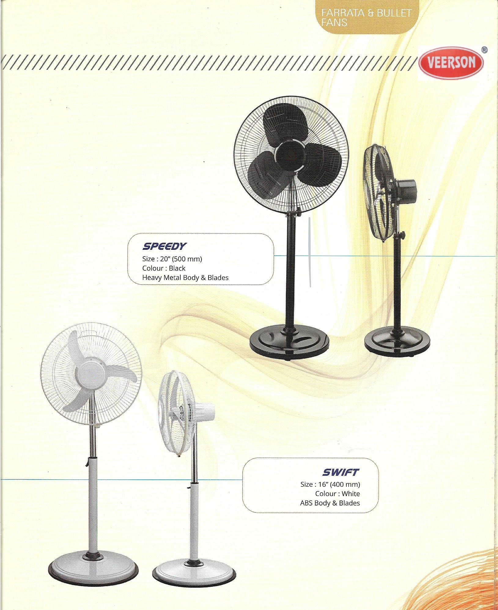 Swift Farata Fan Blade Material: Plastic