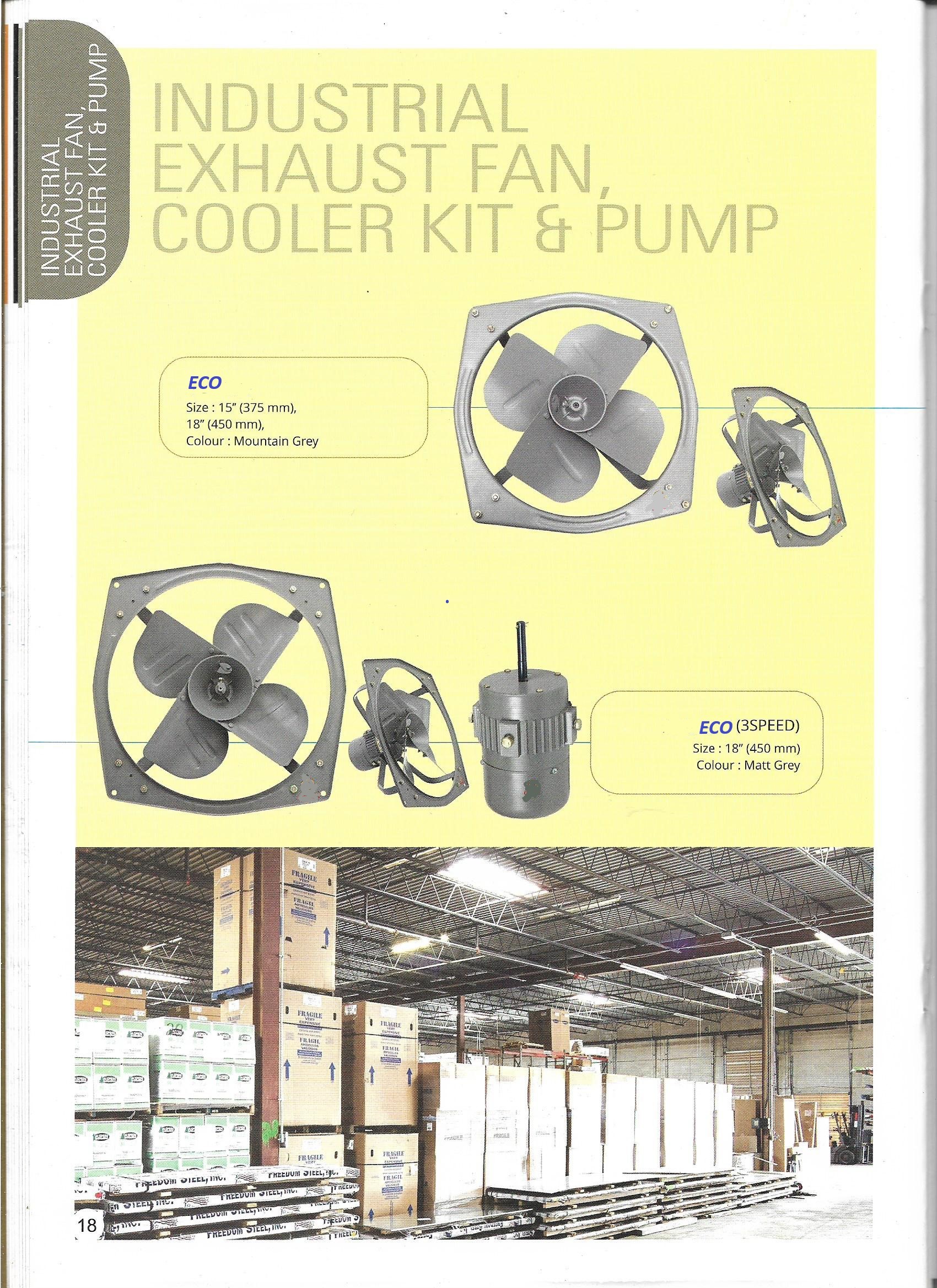 Eco Small Exhaust Fan Motor Blade Material: Metal