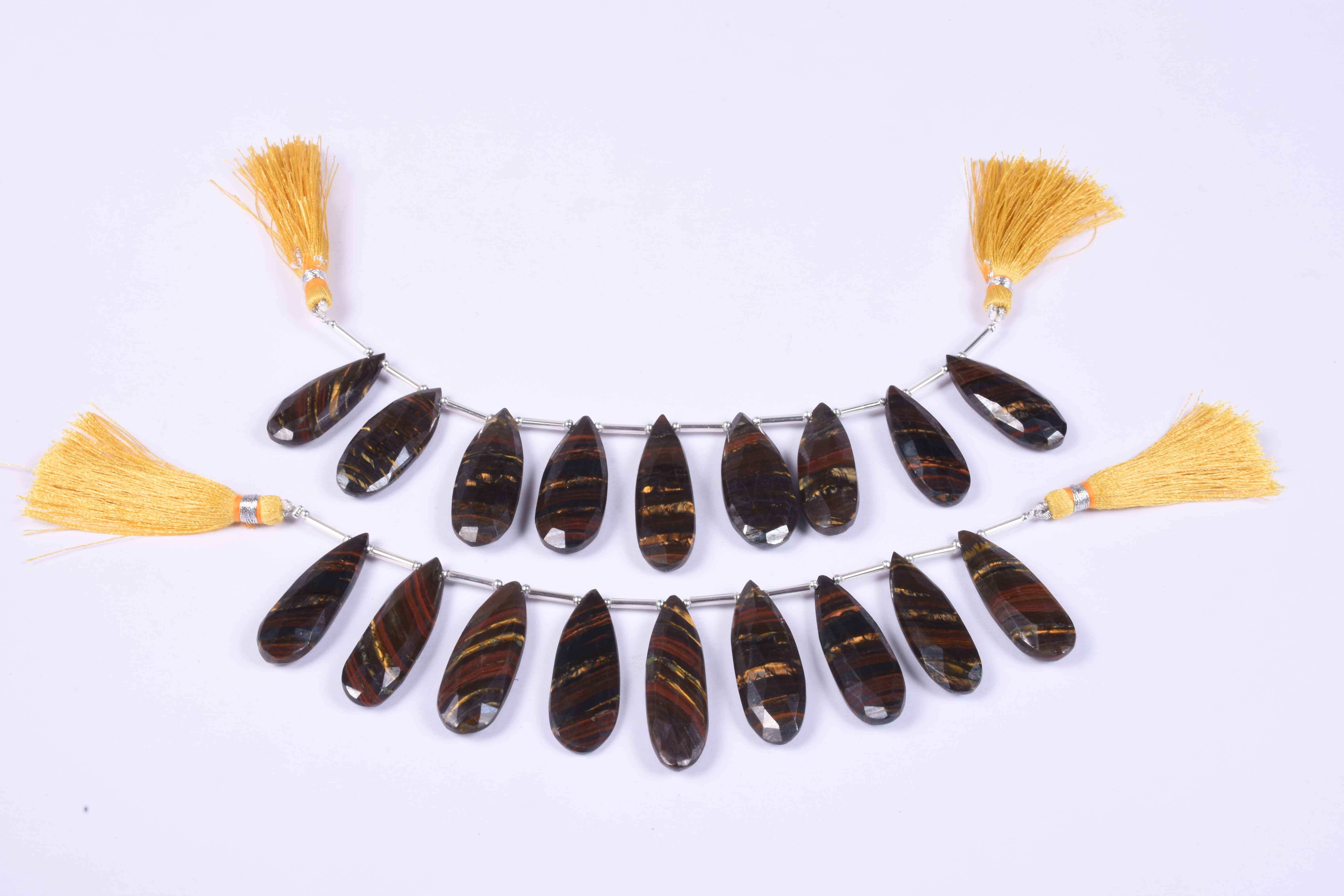 Natural Iron Tiger Beads