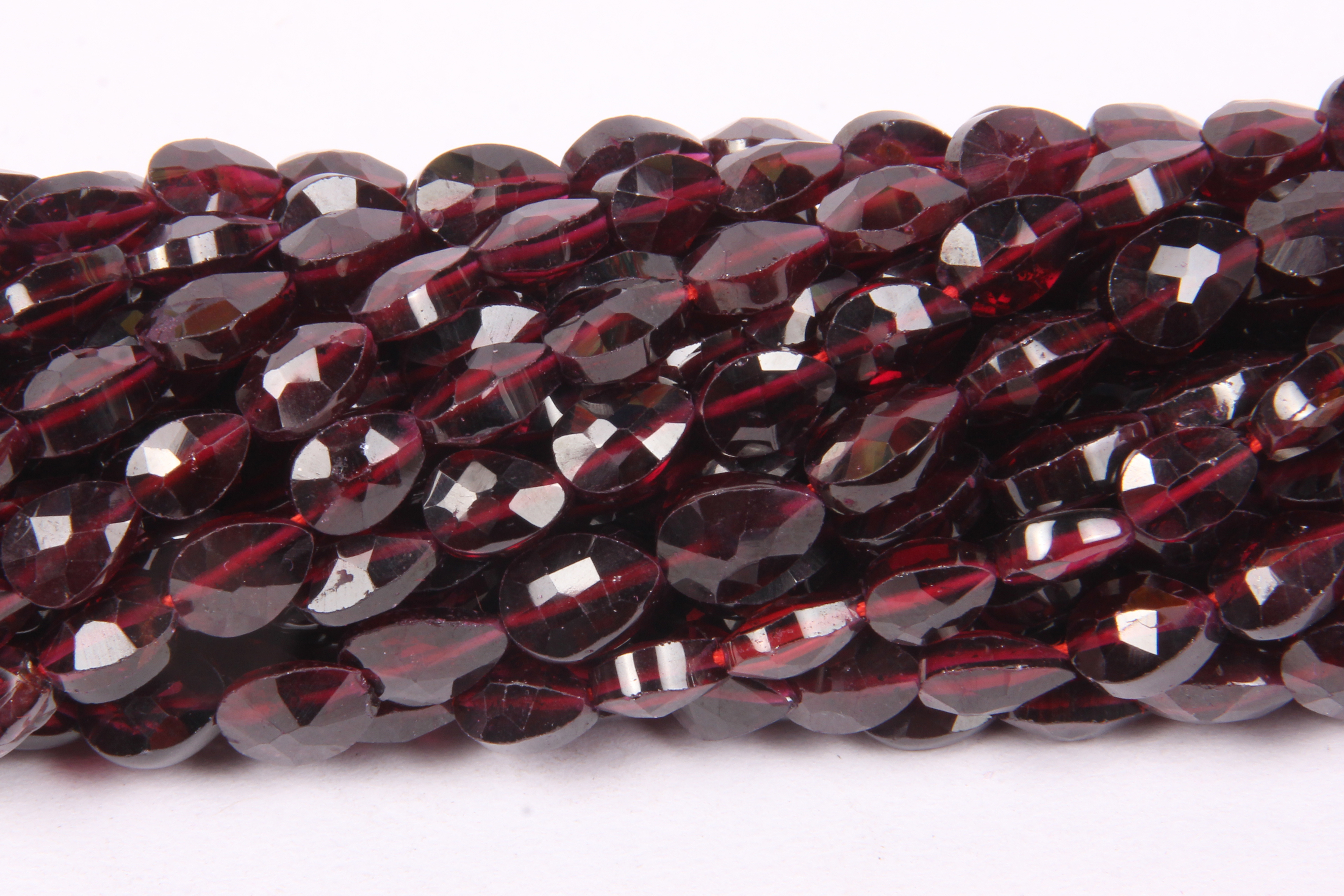 Garnet Pears Beads