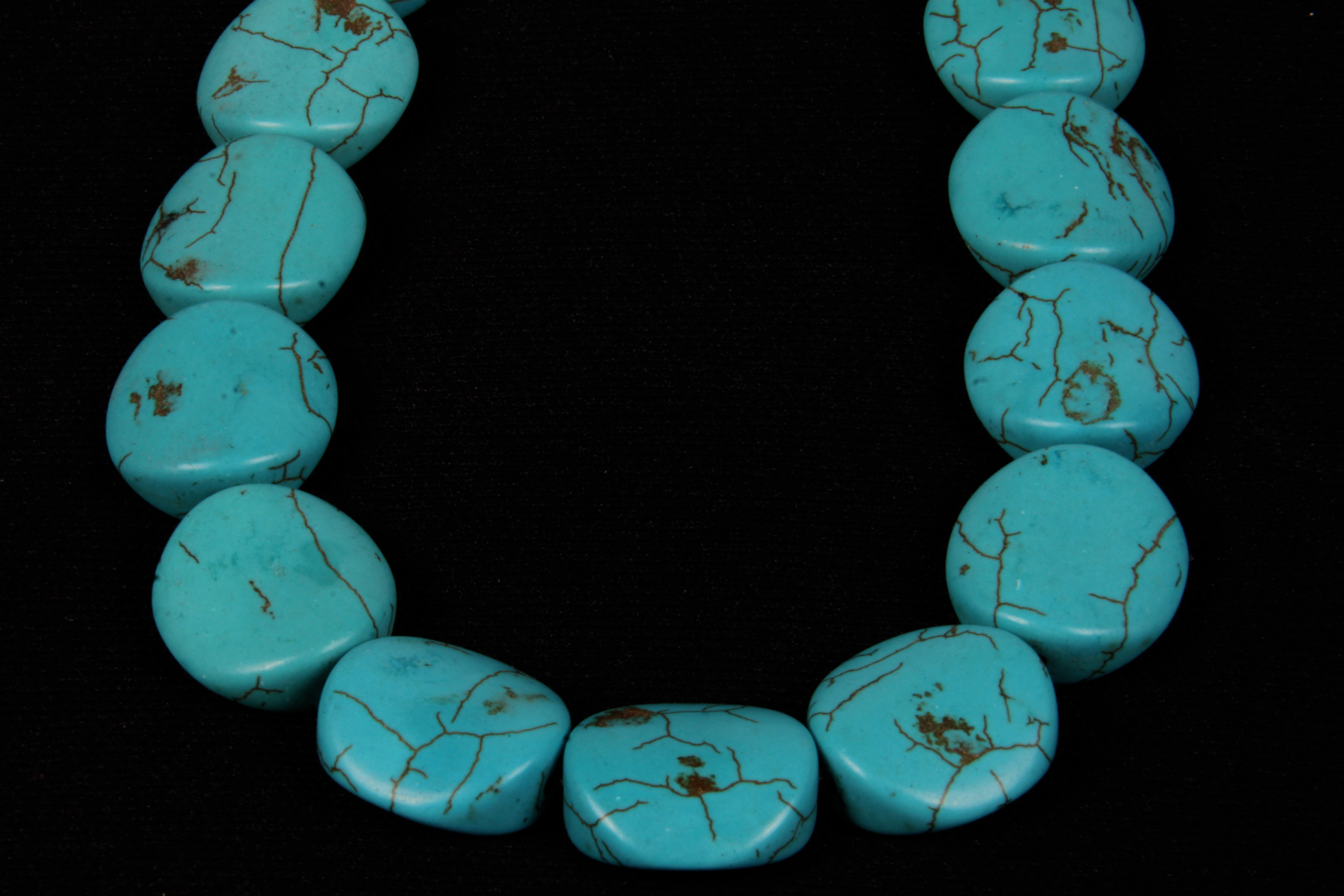 Turquoise Fancy Shape Beads
