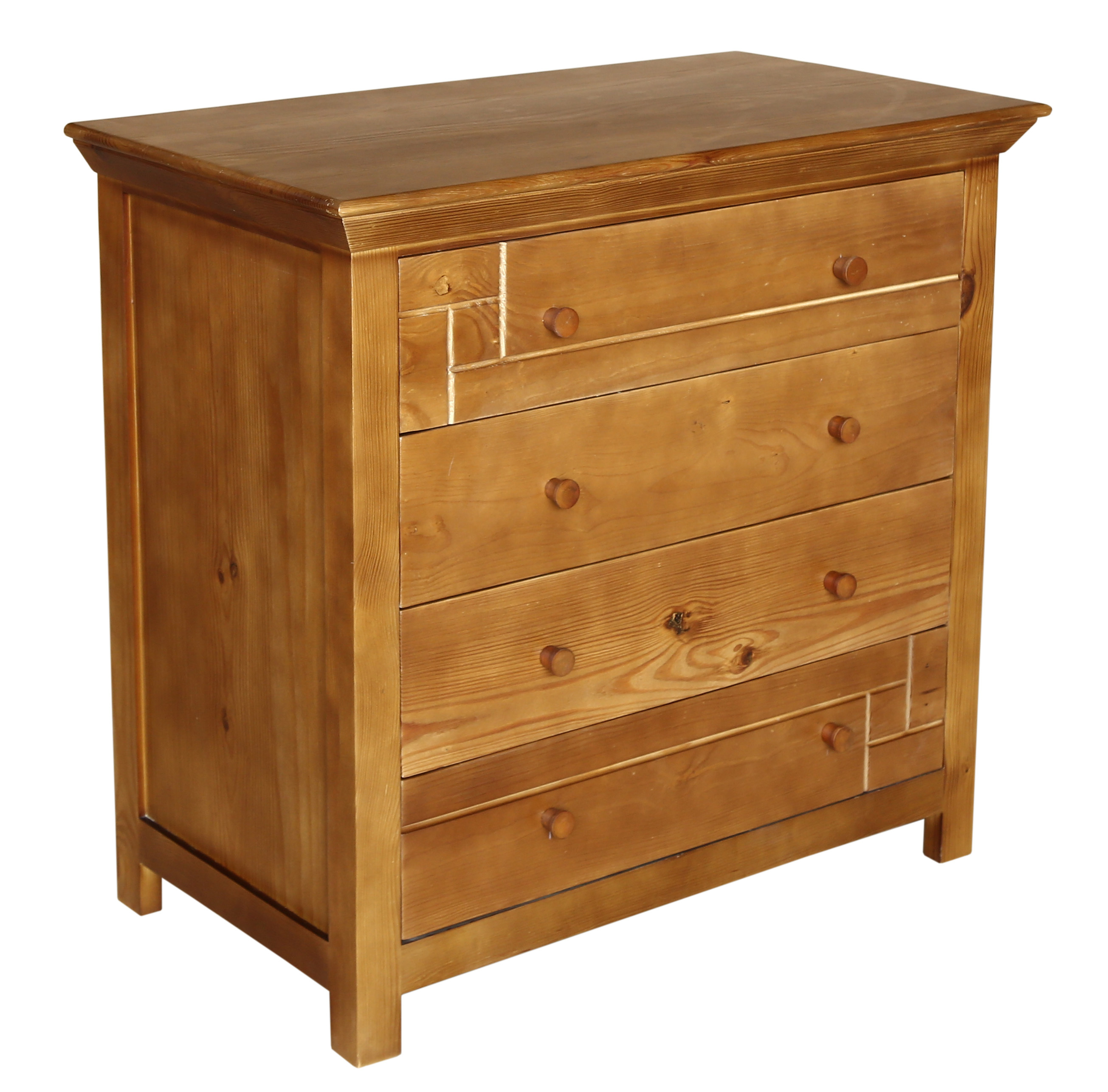 Handmade Soho Dressing Pine Cottage Four Drawer