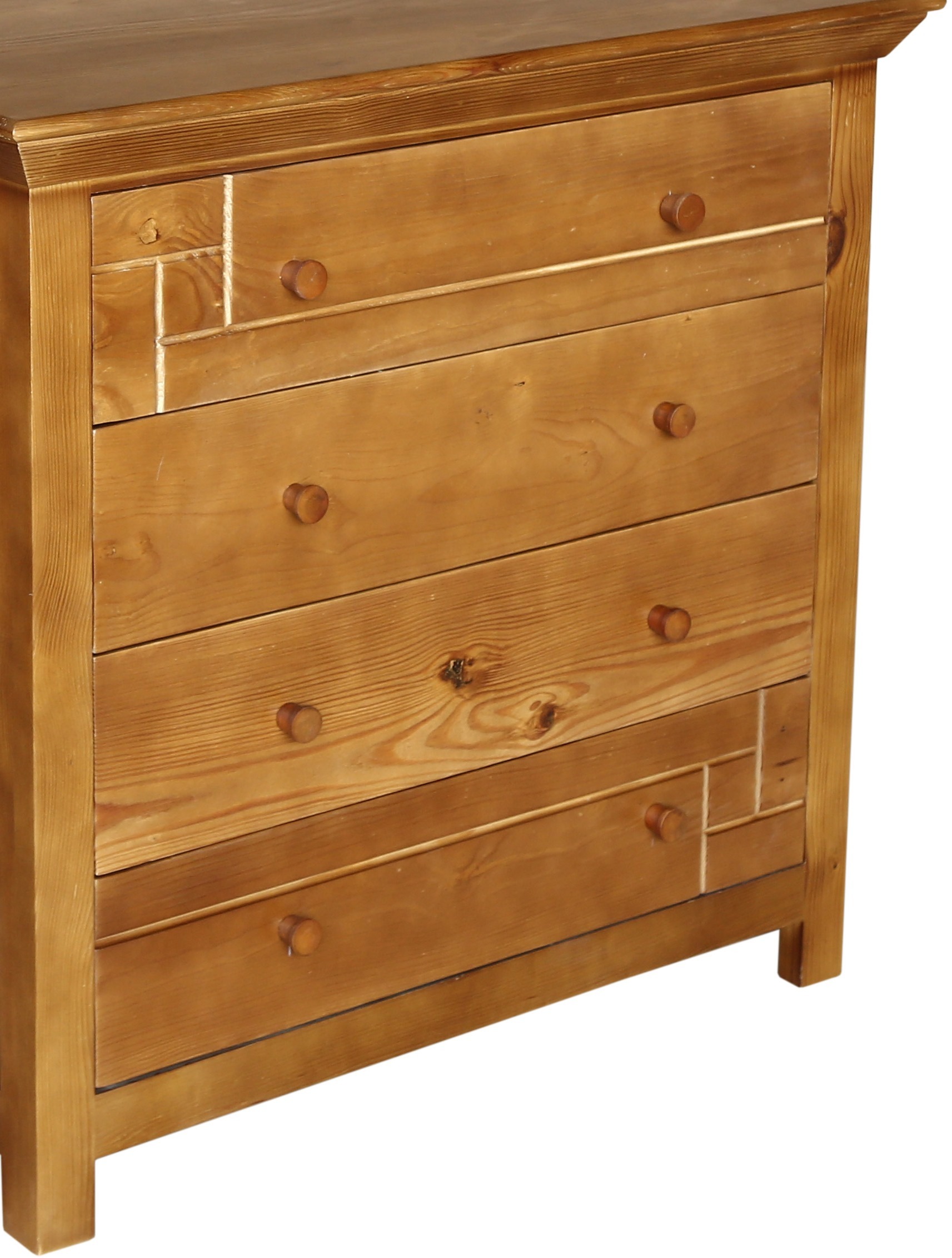 Handmade Soho Dressing Pine Cottage Four Drawer