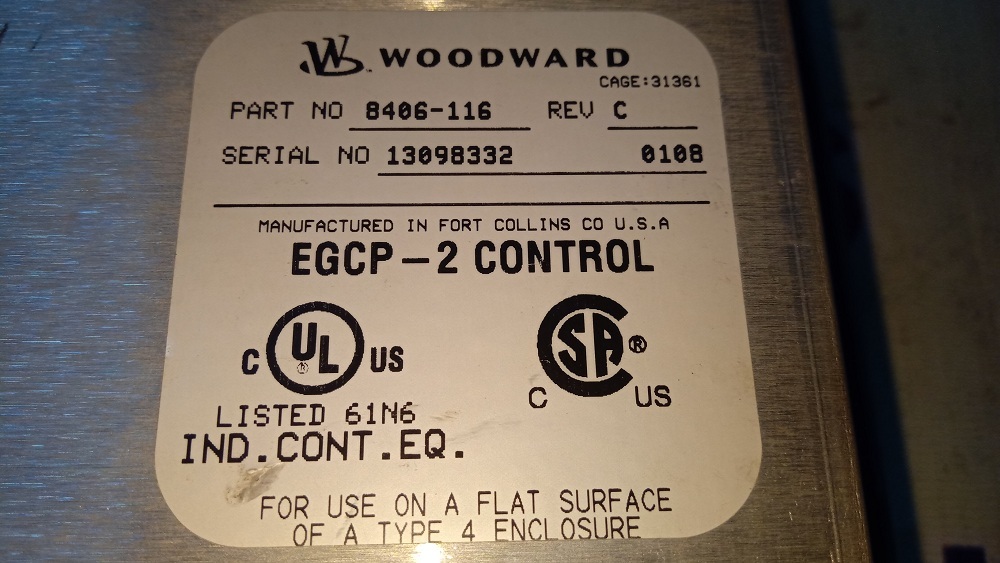 Woodward Hmi 8406-116 C