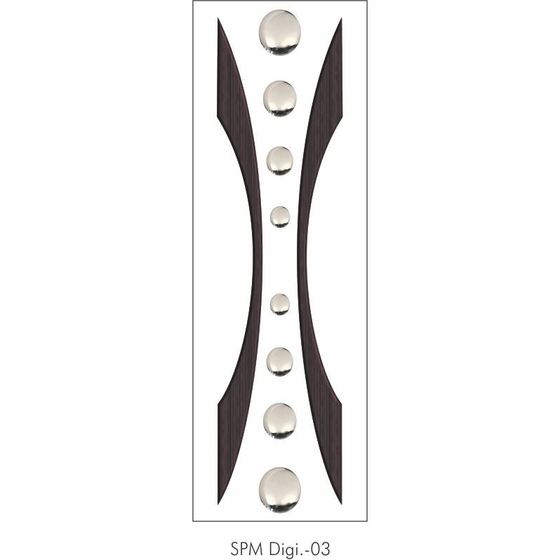 Pvc Door - Pvc Material, Brown Color, Plain Design, Entry Door Type, Powder Coated Surface Finish | Customized Options Available