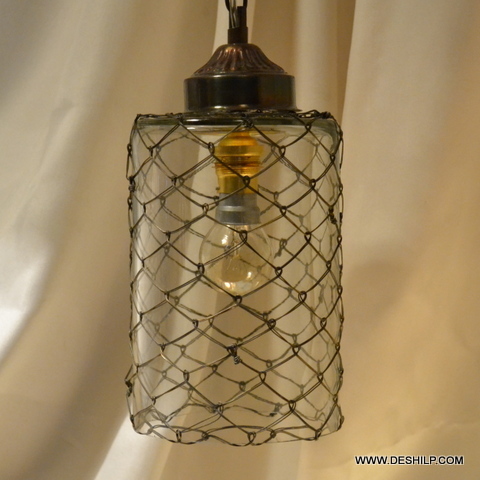 Transparent Clear Glass Antique Glass Wall Hanging
