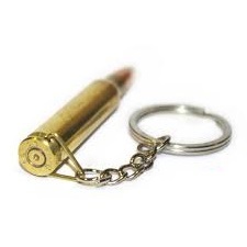 Silver Largemouth Brass Fish Keyring Keychain