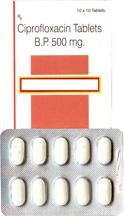 सिप्रोफ्लॉक्सासिन टैबलेट्स