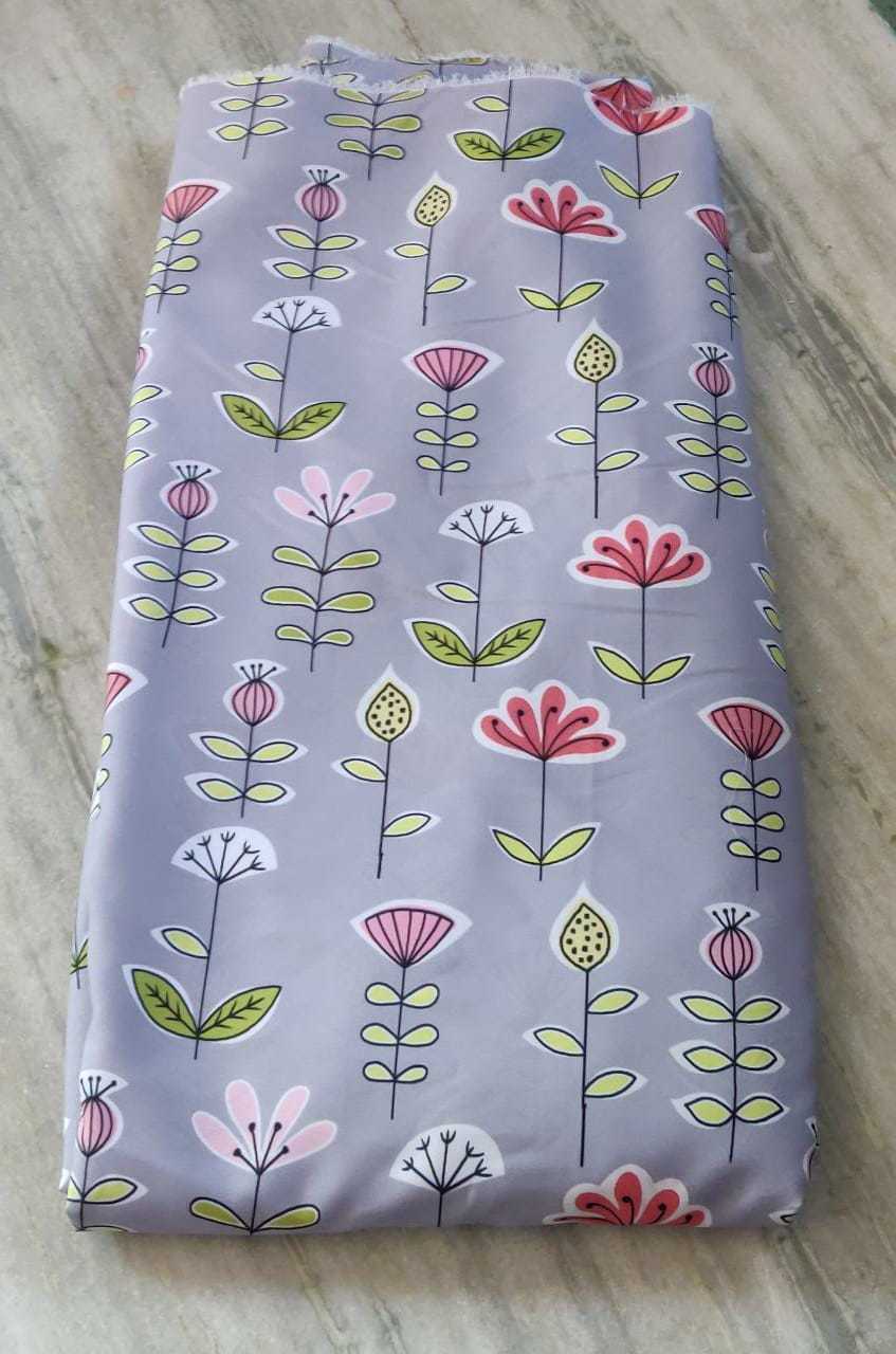 Modal Satin Digital Printed Fabric