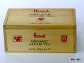 Pine Wood Tea Box - Raw Pine Wood, 100gm To 1kg | Customized Logo & Printing, Painted & Polished Finish, Ideal For Gifts & Decorations